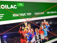 Hệ thống website trái phép ‘Xôi Lạc TV’. Ảnh: TG