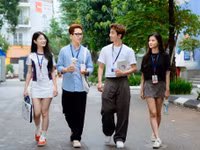 Sinh viên Trường Đại học Thăng Long. Ảnh: NTCC.