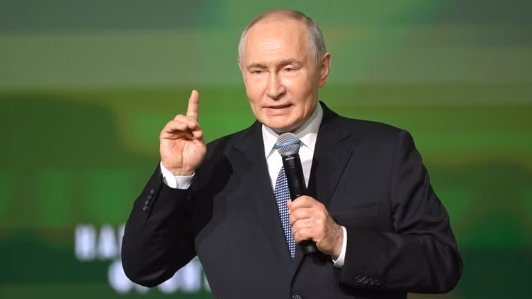 Tổng thống Nga Vladimir Putin.