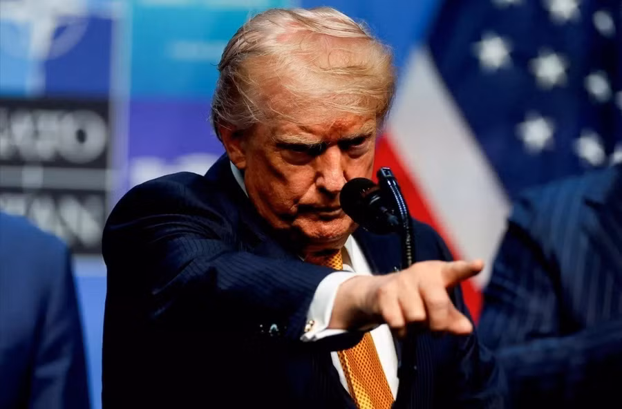 Tổng thống Mỹ Donald Trump tại hội nghị thượng đỉnh NATO ở Ankara, Thổ Nhĩ Kỳ.