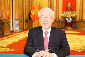 Tổng Bí thư Nguyễn Phú Trọng. Ảnh: Trí Dũng/TTXVN 