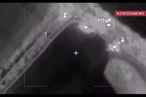 Công bố video Geran-2 dội hỏa lực xuống bãi phóng UAV