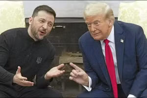 Ông Zelensky và Tổng thống Trump.
