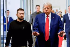 Ông Trump và Tổng thống Zelensky trong cuộc gặp hồi tháng 9 năm 2024.