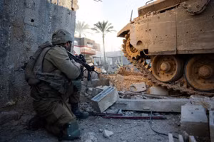 Binh sĩ Israel hoạt động tại Gaza.