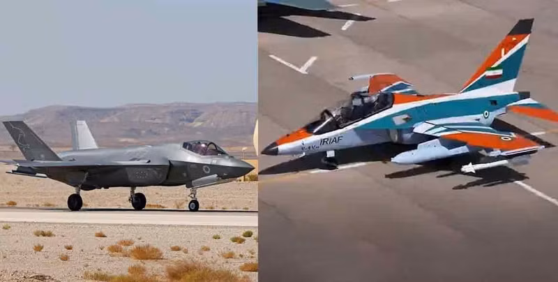 Và điều này đã tới khi tiêm kích thế hệ thứ năm F-35I Adir của Israel dễ dàng bắn hạ chiếc phi cơ không được thiết kế để chống lại các máy bay hiện đại. Kênh Telegram "Biên niên sử quân sự" đã hướng sự quan tâm đặc biệt tới sự kiện này. israel-iran-f-35-yak-130.jpg