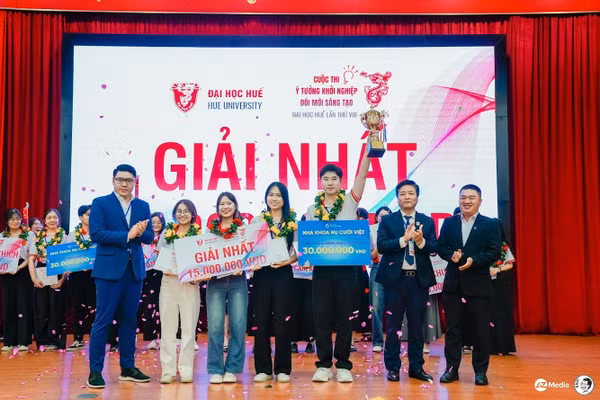 Dự án "Cháo An Vị" của sinh viên Trường Đại học Y - Dược đạt giải Nhất cuộc thi Ý tưởng khởi nghiệp sinh viên Đại học Huế lần VIII-2025.