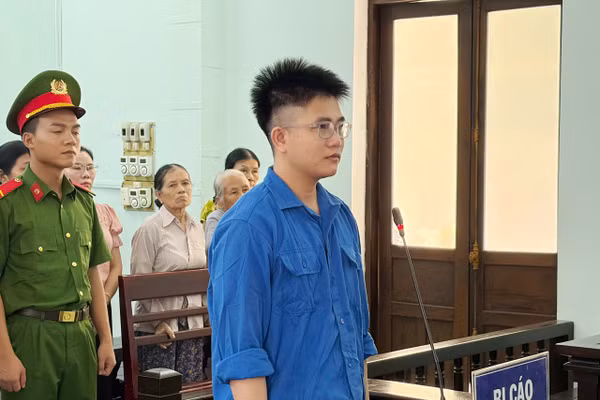 Bị cáo Nguyễn Duy Nhật tại phiên tòa.