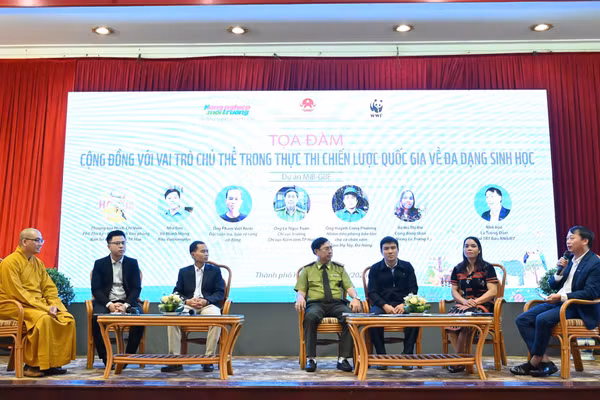 Diễn đàn truyền thông huy động sự tham gia của cộng đồng và các bên liên quan trong bảo tồn đa dạng sinh học bền vững tổ chức tại TP Huế.