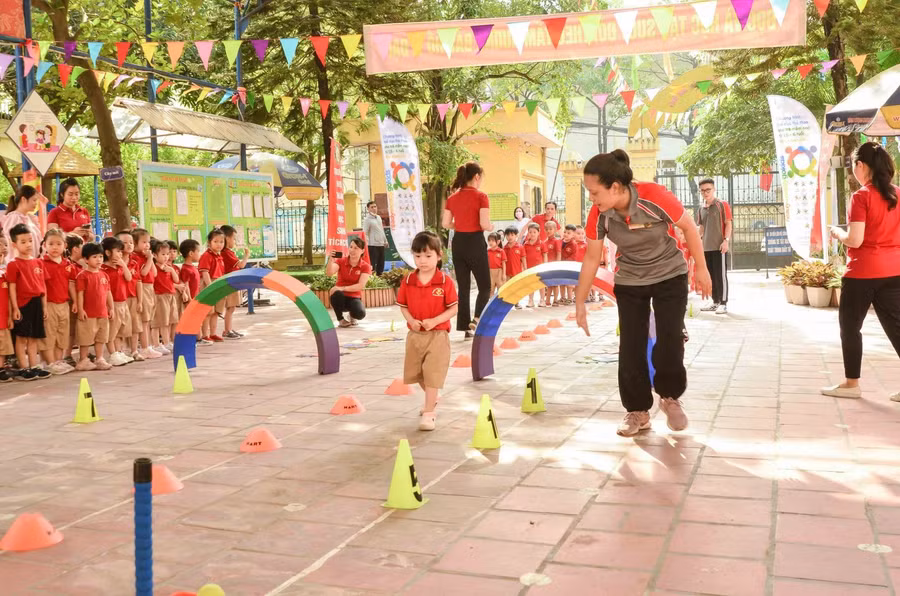 Chất lượng giáo dục mầm non tại Hà Nội có sự phát triển vượt bậc.