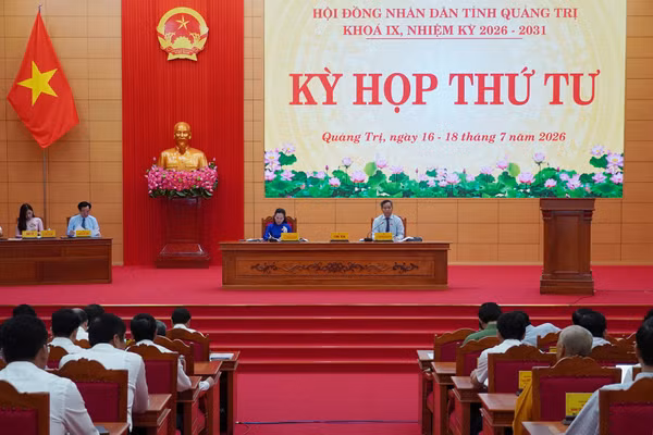 Quảng Trị tổ chức kỳ họp thứ 4, HĐND tỉnh khóa IX, nhiệm kỳ 2026 - 2031.