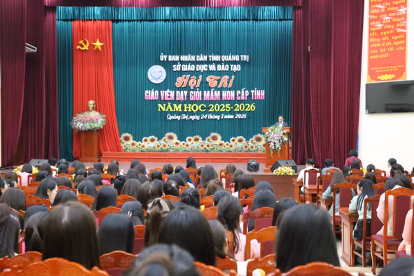 Quảng Trị tổ chức Hội thi giáo viên dạy giỏi mầm non cấp tỉnh.