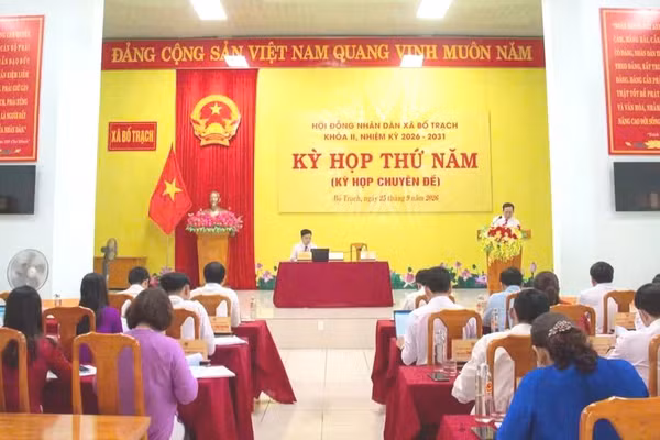 HĐND xã Bố Trạch (tỉnh Quảng Trị) khóa II, nhiệm kỳ 2026-2031 tổ chức Kỳ họp thứ năm xem xét nhiều nội dung quan trọng.