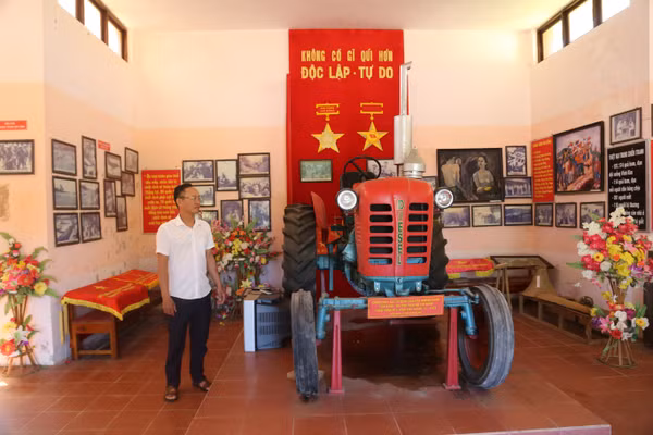 Phòng truyền thống nơi lưu giữ kỷ vật Bác tặng trở thành nơi tìm hiểu, tham quan của đoàn viên và thế hệ trẻ.