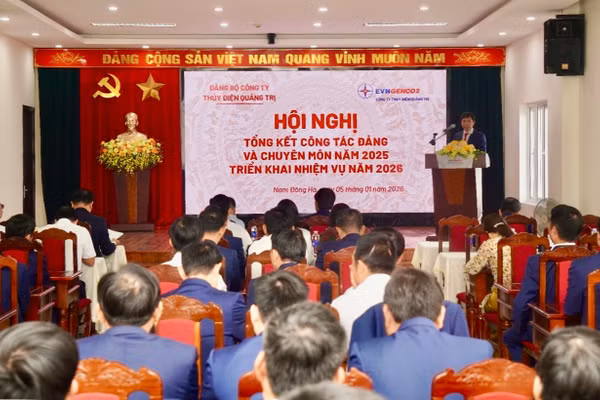 Công ty Thủy điện Quảng Trị tổng kết công tác Đảng và hoạt động sản xuất-kinh doanh.