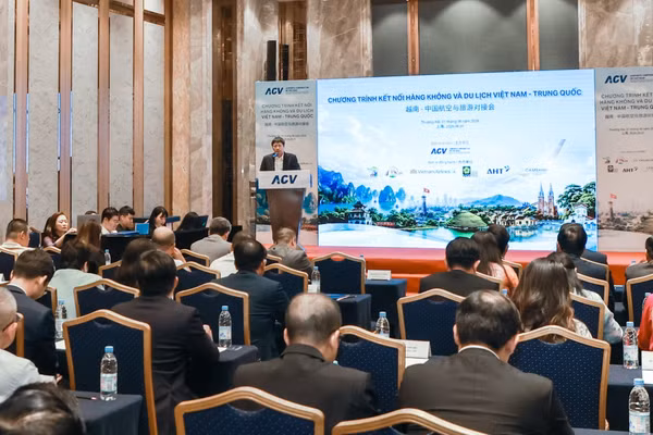 Đoàn công tác tỉnh Quảng Trị tham dự Chương trình kết nối hàng không và du lịch Việt Nam - Trung Quốc. Ảnh: Sở VH,TT&DL