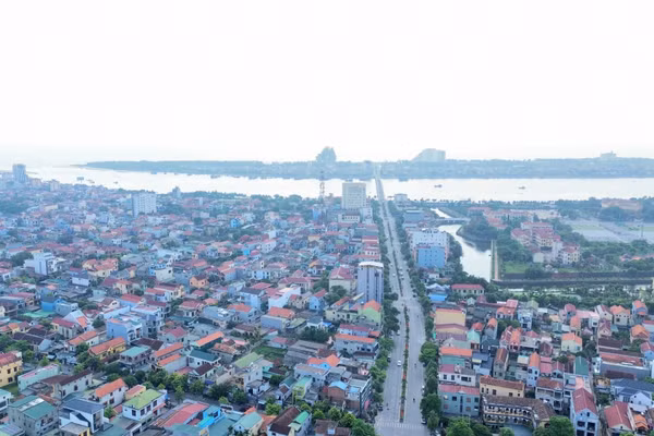 Đô thị Đồng Hới, tỉnh Quảng Trị phát triển hướng về phía biển.