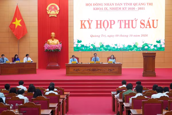 HĐND tỉnh Quảng Trị khóa IX, nhiệm kỳ 2026 - 2031 tổ chức kỳ họp thứ 6.