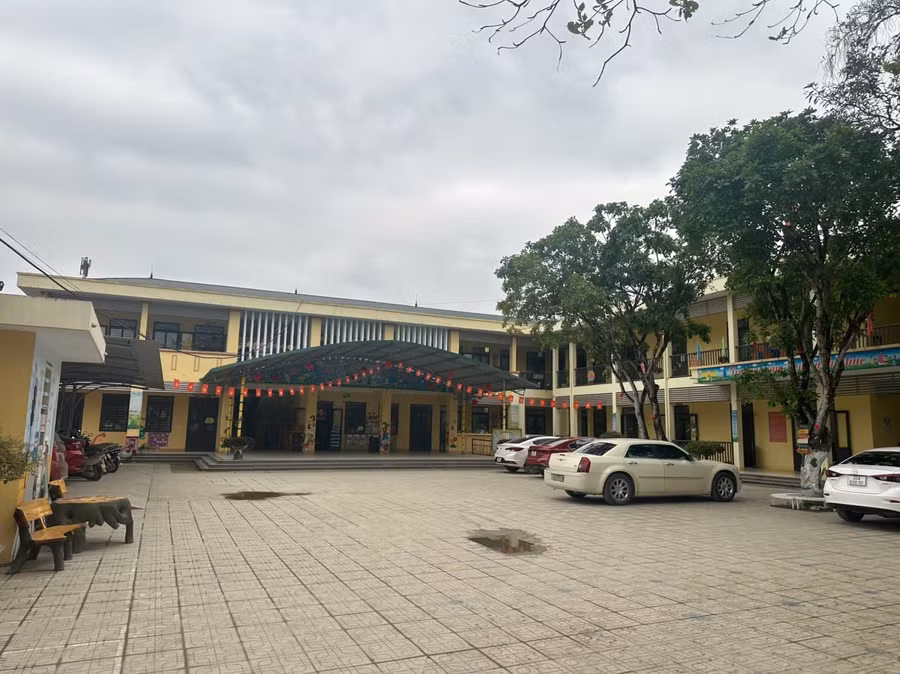 Trường mầm non Hoà Bình, xã Văn Lăng, tỉnh Thái Nguyên.