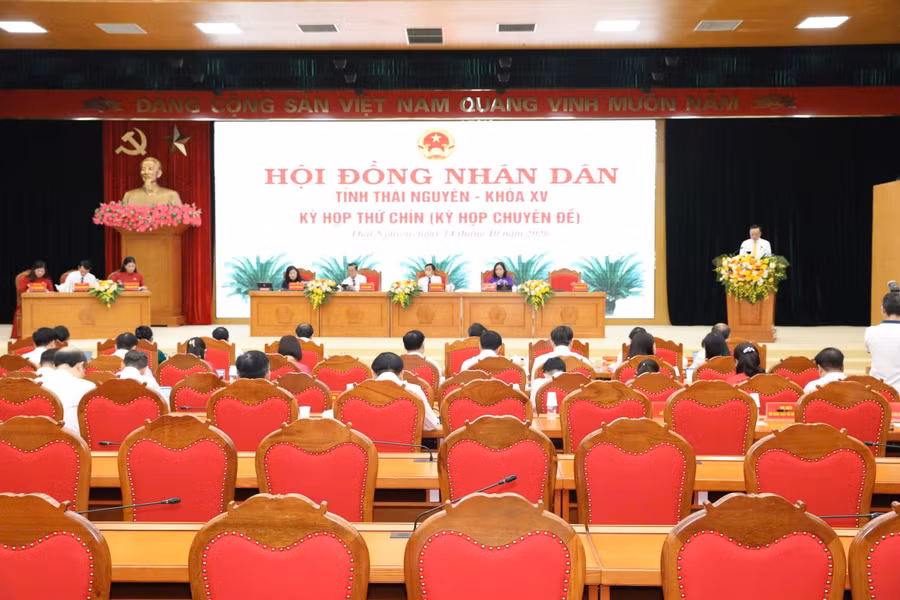 Quang cảnh kỳ họp.