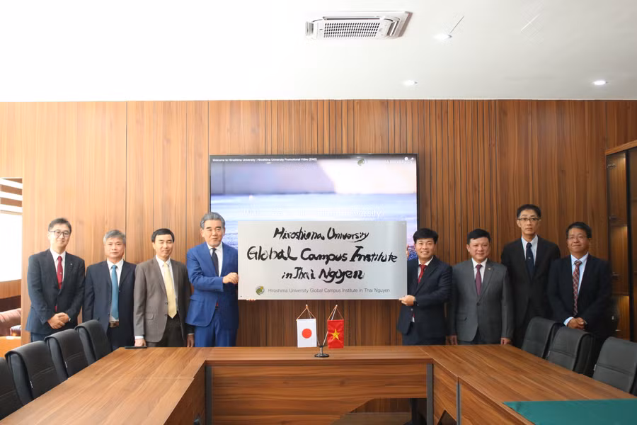 Đại học Hiroshima Nhật Bản khai trương văn phòng tại Thái Nguyên