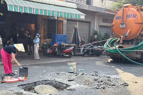 Nơi 2 công nhân tử vong. 