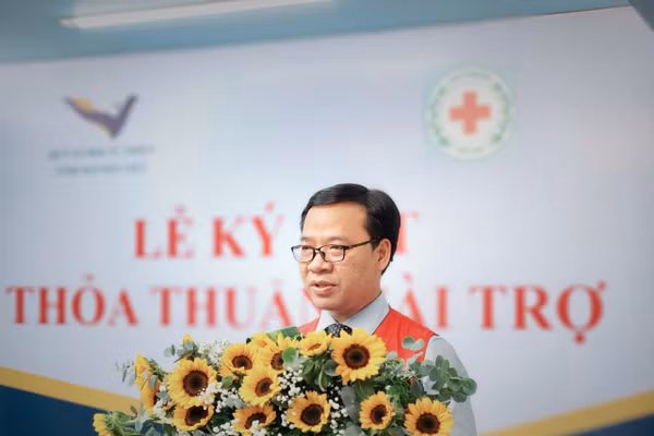 Ông Nguyễn Minh Nhựt – Chủ tịch Hội Chữ thập đỏ TPHCM.
