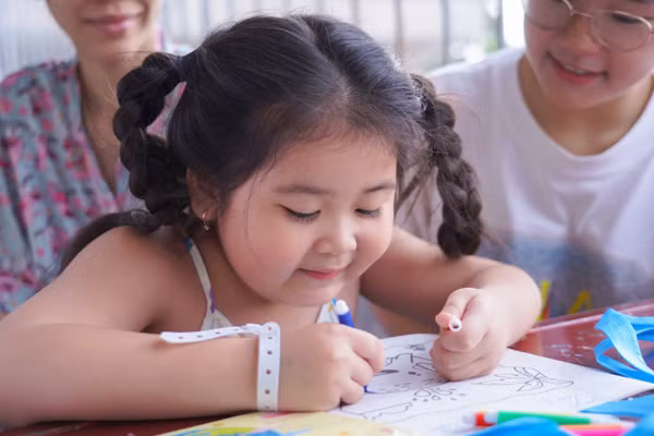 Bệnh nhi đang điều trị tại Bệnh viện Nhân dân Gia Định.