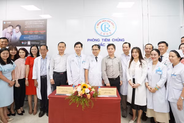 Phòng Tiêm chủng vaccine giúp bệnh nhân nội trú thuận tiện trong quá trình điều trị. (Ảnh: BVCC)