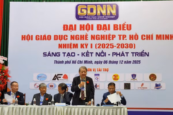 Đại hội Đại biểu Hội Giáo dục Nghề nghiệp (GDNN) TPHCM nhiệm kỳ I (2025–2030).