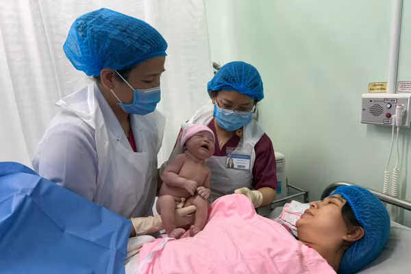 Một ca sinh tại Bệnh viện Hùng Vương. 