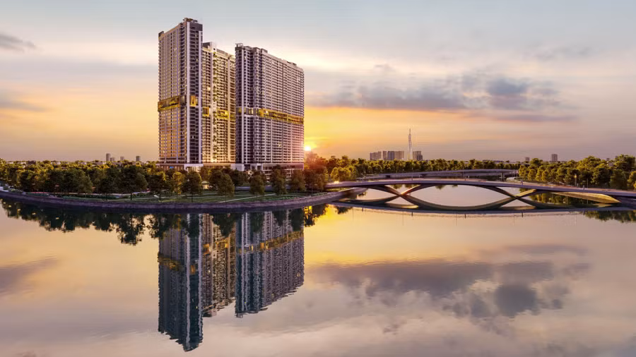 Dự án The Gió Riverside ở gần trung tâm hành chính mới tại TP.HCM.