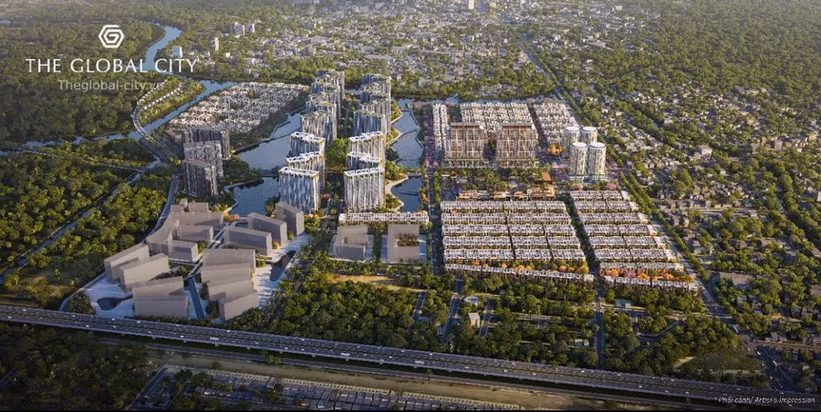 Phối cảnh dự án The Global City.