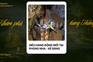 Hang Thắng - siêu hang động mới phát hiện tại Phong Nha - Kẻ Bàng.
