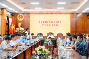 UBND tỉnh Gia Lai làm việc về tình hình triển khai và tháo gỡ khó khăn, vướng mắc đối với các dự án có quy mô lớn.