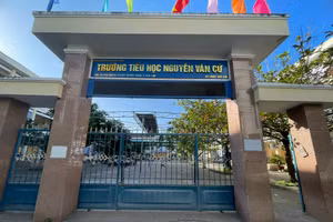 Sau sắp xếp, nguyên hiệu trưởng Trường Tiểu học Nguyễn Văn Cừ làm giáo viên.