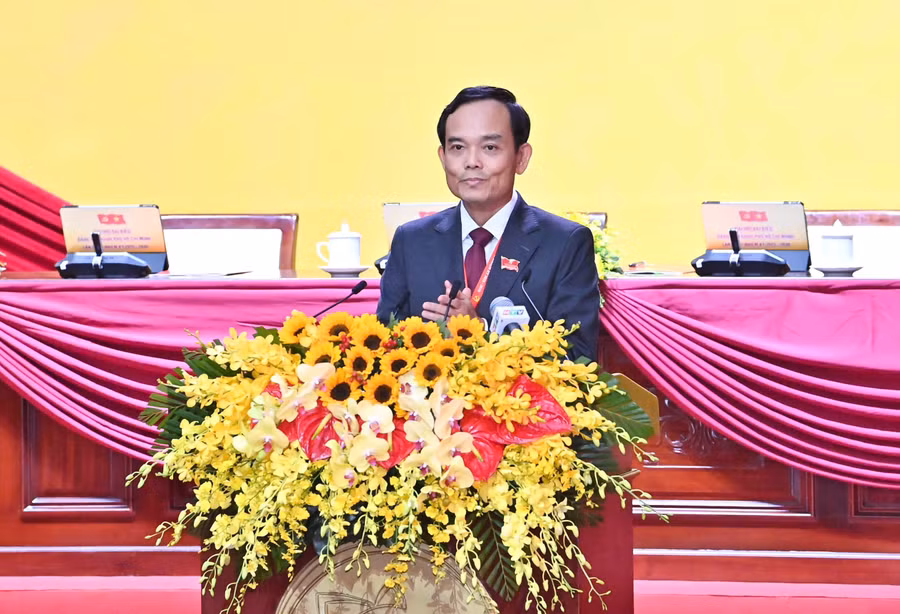 Bí thư Thành ủy TPHCM Trần Lưu Quang. Ảnh: BTC.