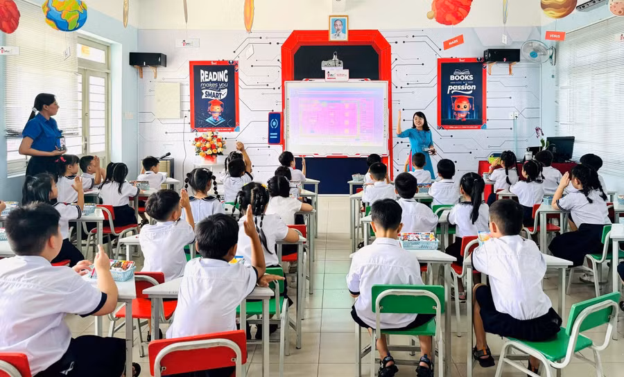 Tiết dạy của cô Thanh Thảo.