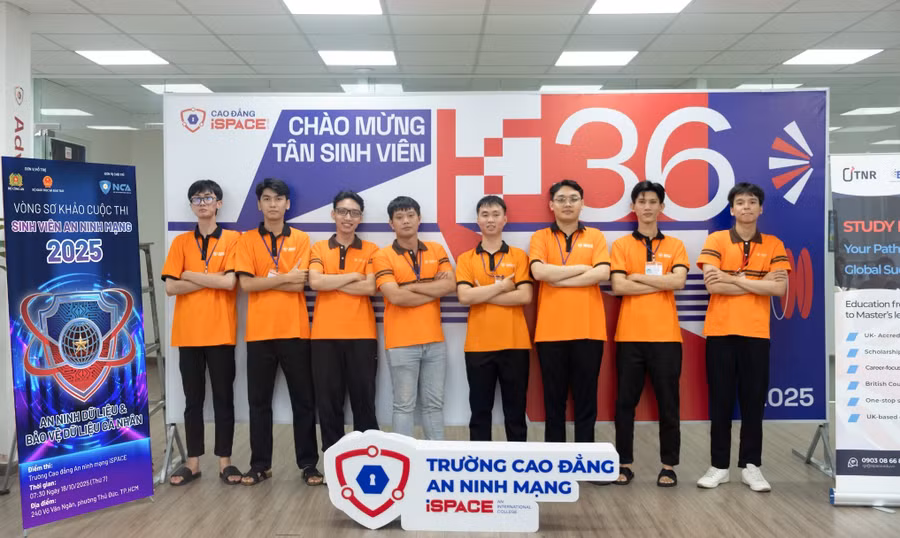 8 sinh viên iSPACE tham dự Vòng sơ khảo Cuộc thi Sinh viên An ninh mạng 2025.