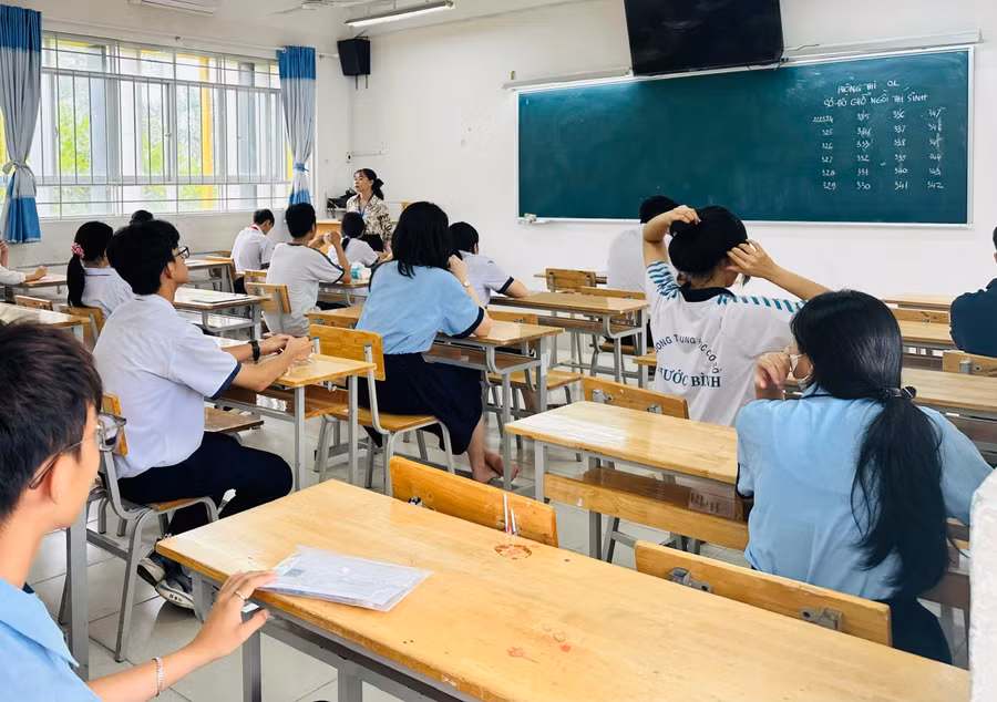 Thí sinh TPHCM tham gia kỳ thi tuyển sinh lớp 10 năm học 2026-2027.