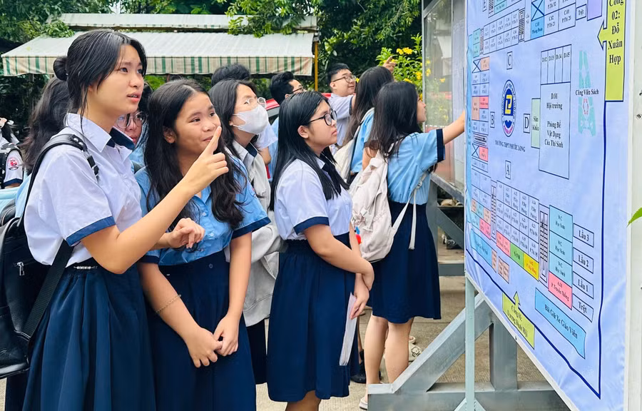 Thí sinh TPHCM tham gia kỳ thi tuyển sinh lớp 10 năm học 2026-2027.