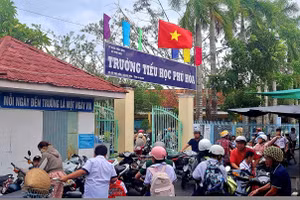 Trường Tiểu học Phú Hòa (xã Phú Hòa, tỉnh An Giang). Ảnh: TN.