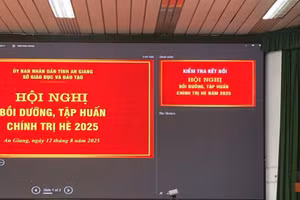 Ngành Giáo dục An Giang bồi dưỡng chính trị hè năm 2025 cho cán bộ, giáo viên, nhân viên.