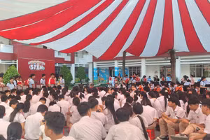 Quang cảnh ngày hội. Ảnh: TN.