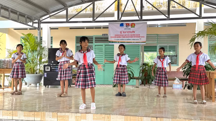 Xã Ô Lâm (tỉnh An Giang) ra quân Sinh hoạt hè và Chiến dịch Thanh niên tình nguyện hè năm 2026.