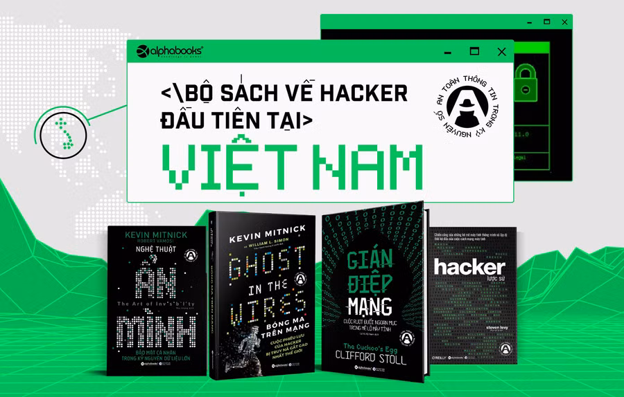 Bộ sách về hacker đầu tiên tại Việt Nam Bộ sách về hacker đầu tiên tại Việt Nam