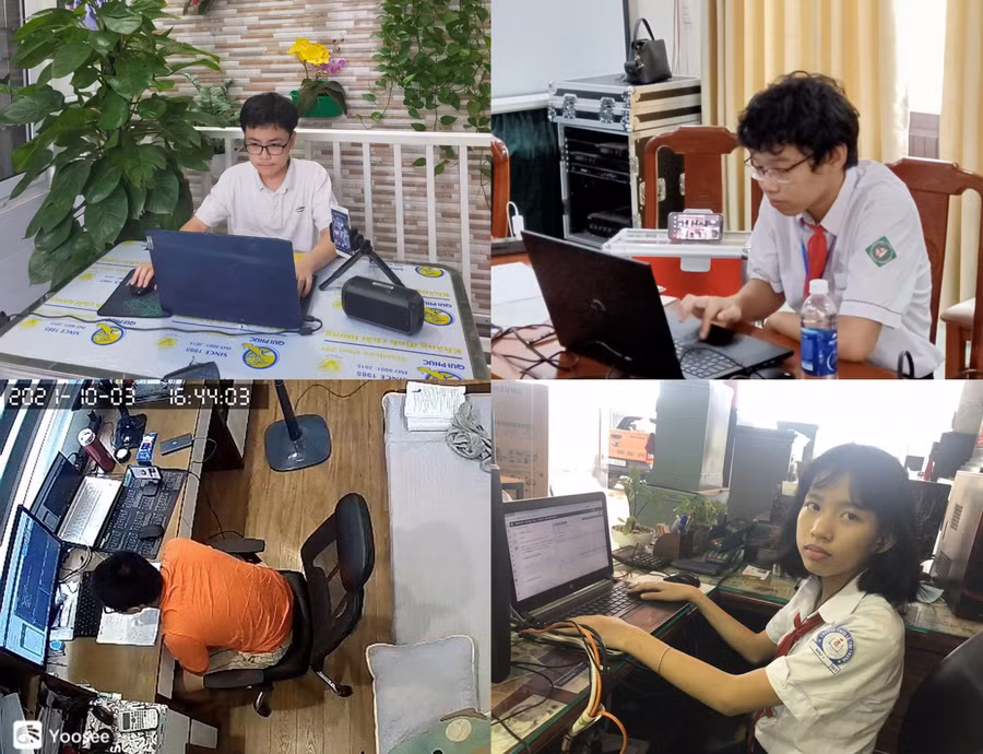 Lần đầu tiên vòng Khu vực Hội thi Tin học trẻ toàn quốc được tổ chức trực tuyến ảnh 3