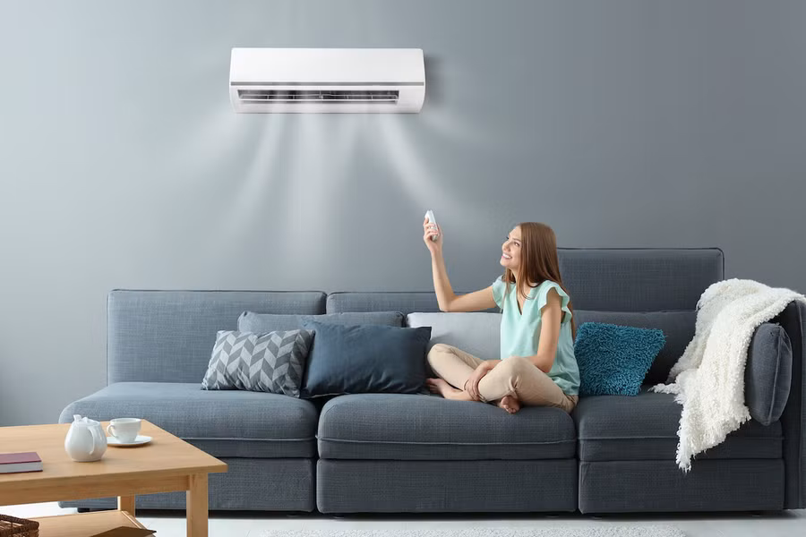 Vào mùa Hè, mọi người nên đặt nhiệt độ điều hòa ở mức 25 - 28 độ C. Ảnh minh họa: INT