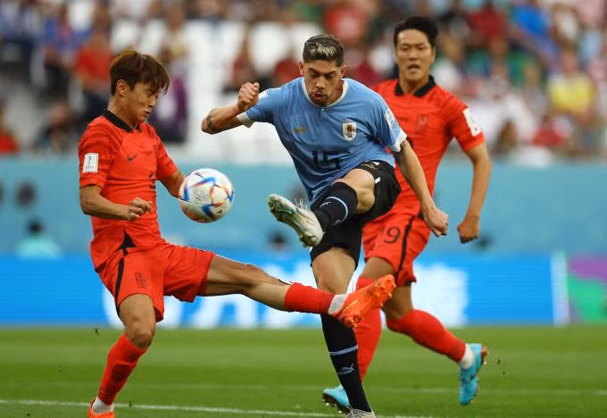 Hàn Quốc quyết tâm chiến thắng sau trận ra quân chia điểm đáng tiếc với Uruguay. Hàn Quốc quyết tâm chiến thắng sau trận ra quân chia điểm đáng tiếc với Uruguay.
