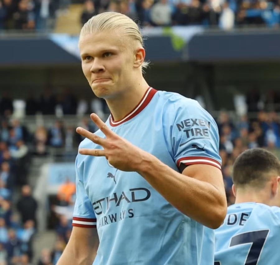 Haaland đang thể hiện phong độ khủng khiếp trong màu áo Man City